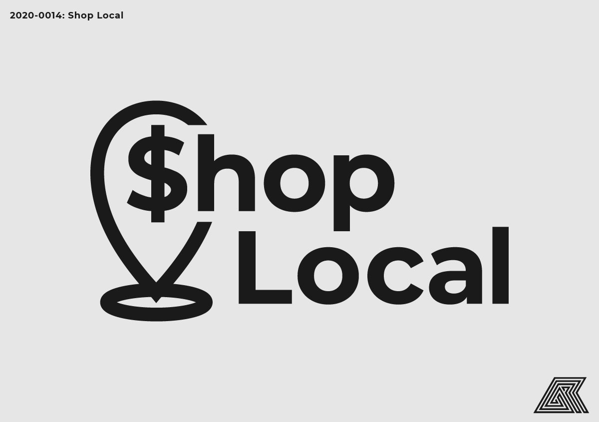 Shop Local logo concept
