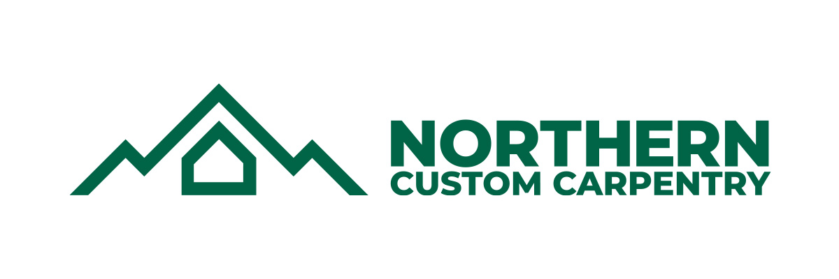 Northern Custom Carpentry's alternative/horizontal brand identity.