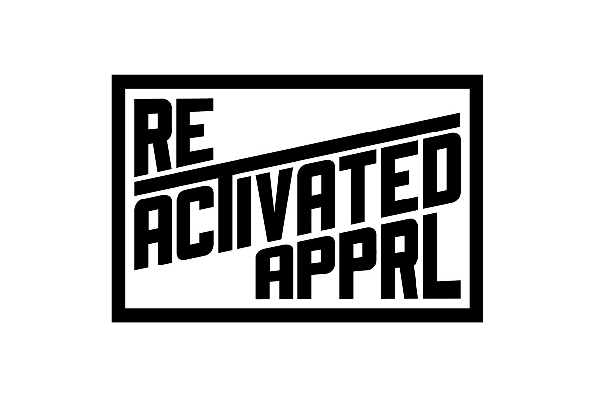 Re-Activated Apparel graphic no.1: Blockprint
