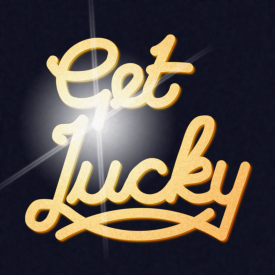 Typography - Get Lucky