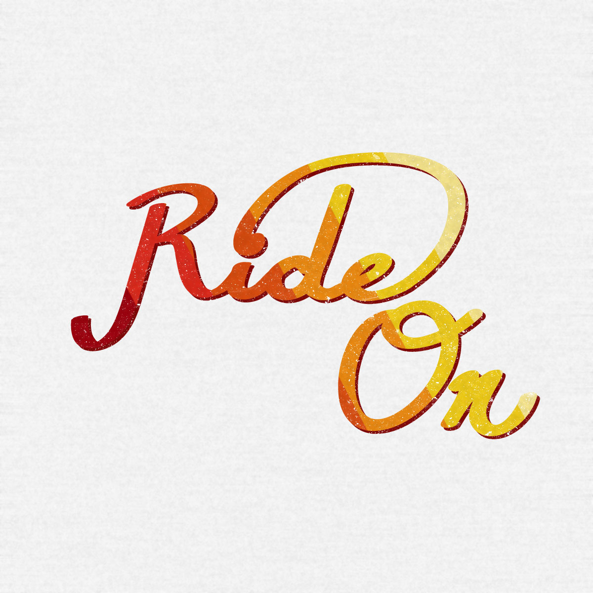 Typography - Ride On