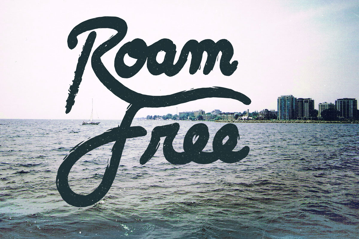 Typography - Roam Free