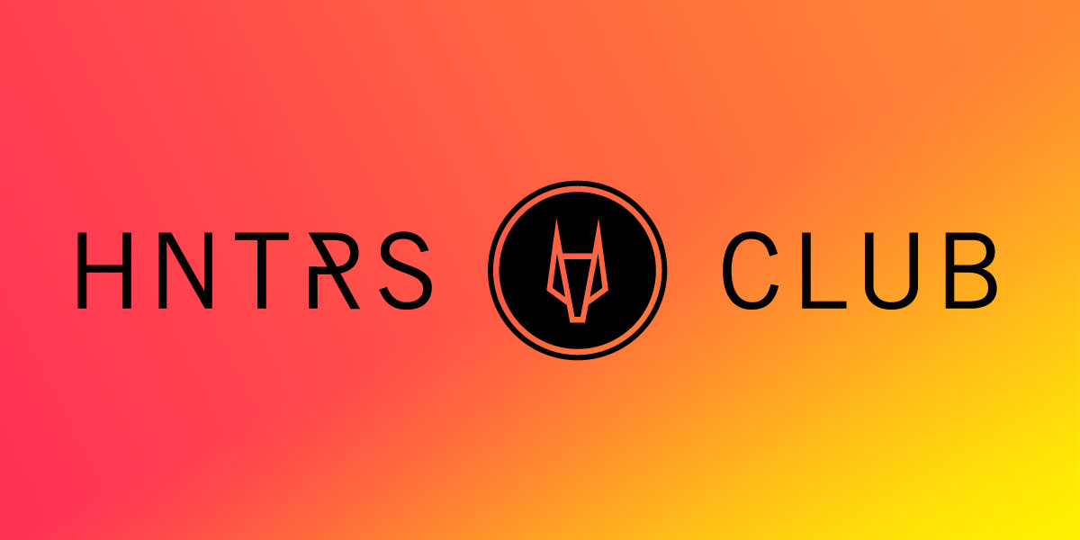 HNTRS CLUB's primary brand identity